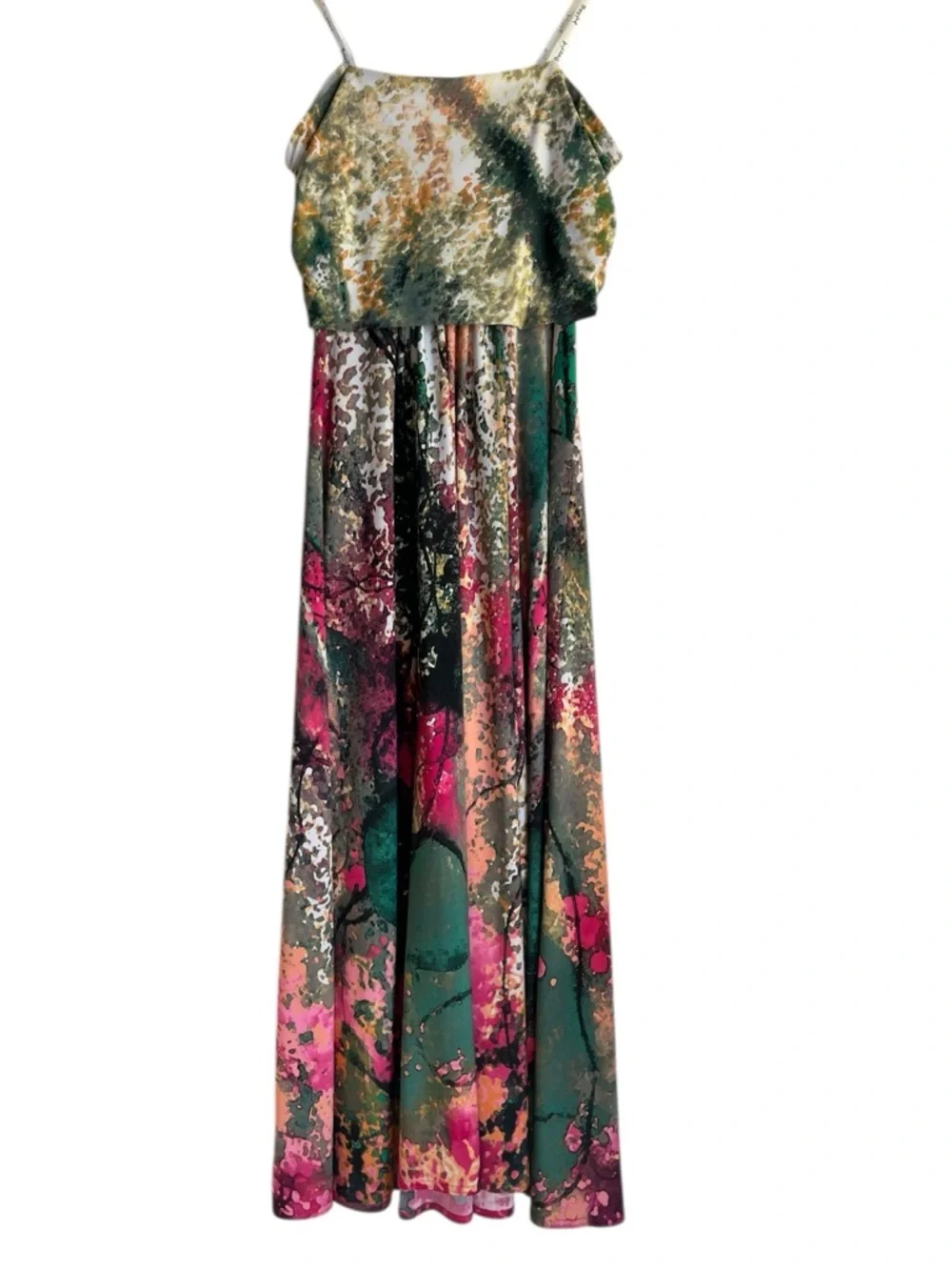 Joseph Ribkoff Strapless Maxi Dress Abstract Print Formal Size 12 - Picture 5 of 13